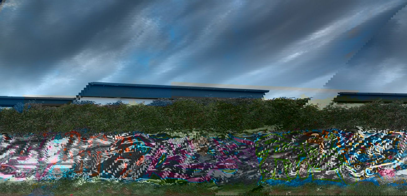 Graffiti Wall in Lübeck - Photo by AROK - SOG, QVD, SDF (2015)