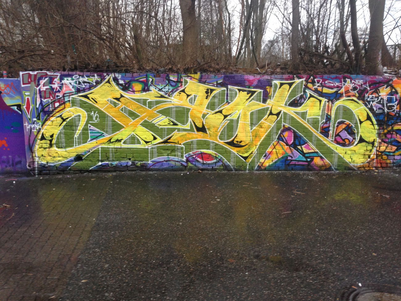 Graffiti Wall - Photo by AROK - SOG, SUCKER (2016)