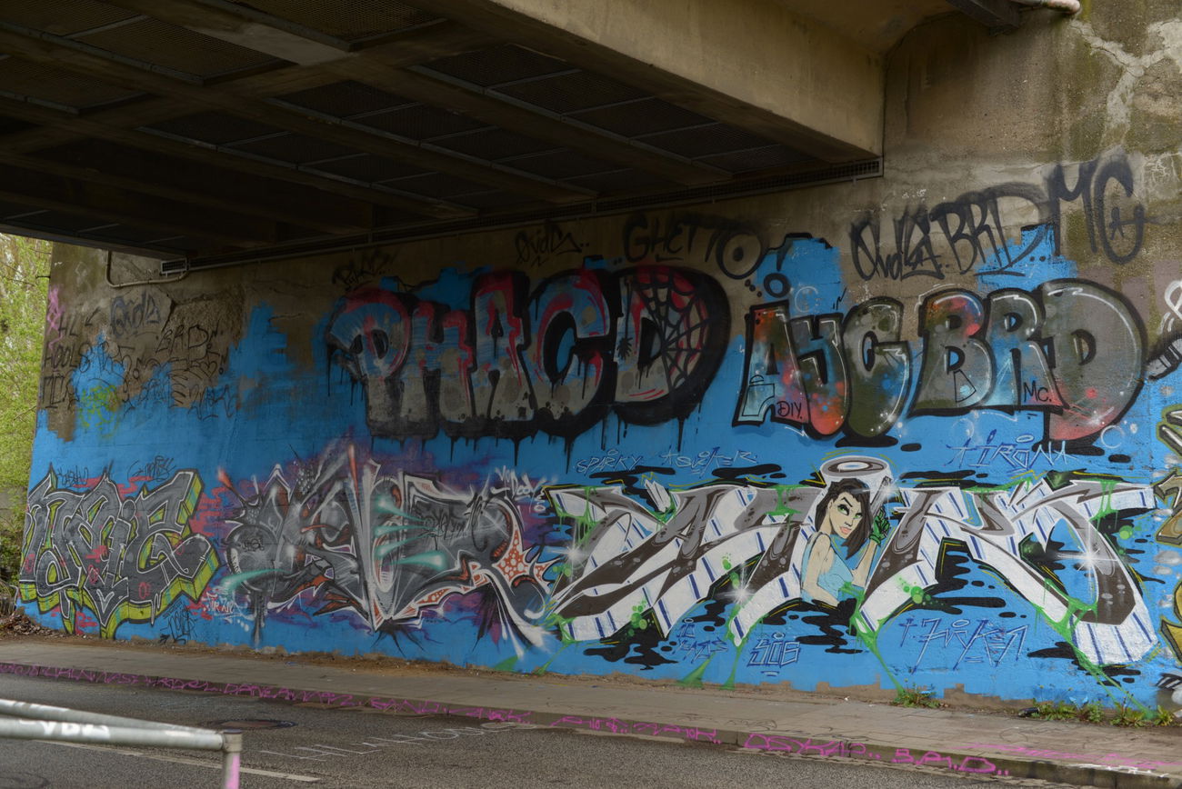 Graffiti Wall - Photo by AROK - Fucker, Sucker, Sparky (2016)