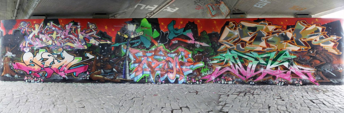 Graffiti Wall in Dresden - Photo by ARTHOOLIGAN - URBAN, SYNDROMES, 15