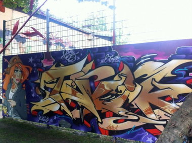 Graffiti Wall in Dresden - Photo by ARTHOOLIGAN - URBAN, SYNDROMES, 15 (2013)