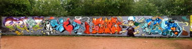 Graffiti Wall in Dresden - Photo by ARTHOOLIGAN - URBAN, SYNDROMES, 15 (2013)