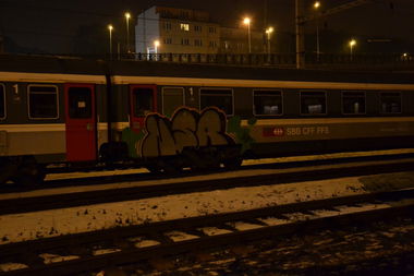 Graffiti Train in Praque - Photo by ARTHOOLIGAN (2012)