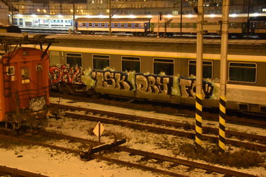 Graffiti Train in Praque - Photo by ARTHOOLIGAN (2012)