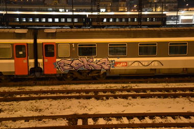 Graffiti Train in Praque - Photo by ARTHOOLIGAN (2012)