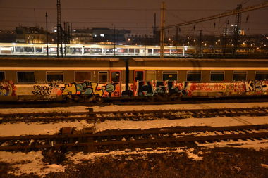 Graffiti Train in Praque - Photo by ARTHOOLIGAN (2012)