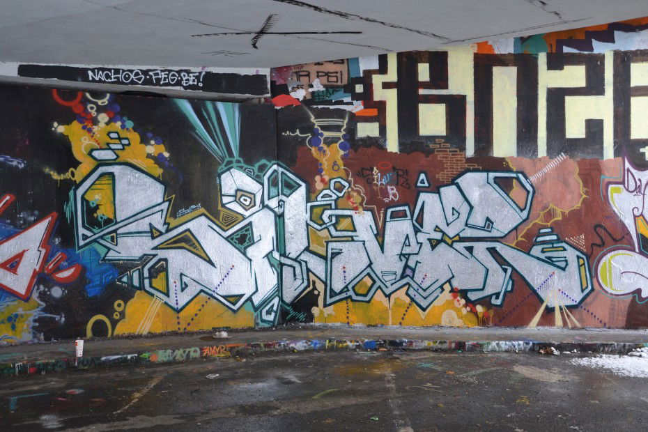 Graffiti Wall in Praque - Photo by ARTHOOLIGAN (2013)