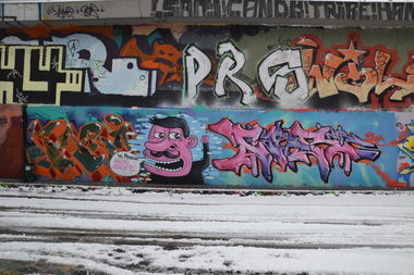 Graffiti Wall in Praque - Photo by ARTHOOLIGAN (2013)