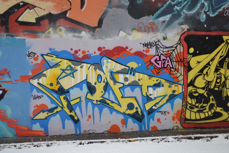 Graffiti Wall in Praque - Photo by ARTHOOLIGAN (2013)