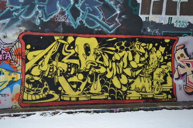 Graffiti Wall in Praque - Photo by ARTHOOLIGAN (2013)