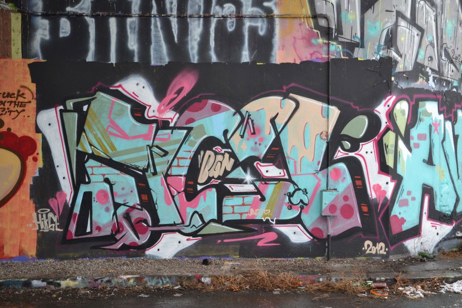 Graffiti Wall in Praque - Photo by ARTHOOLIGAN (2012)