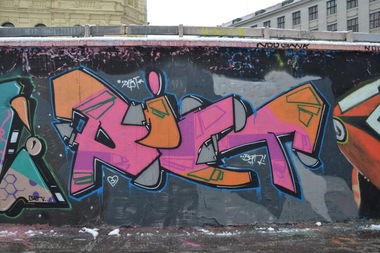 Graffiti Wall in Praque - Photo by ARTHOOLIGAN (2013)