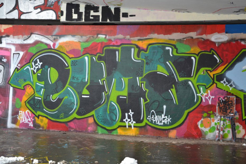 Graffiti Wall in Praque - Photo by ARTHOOLIGAN (2013)