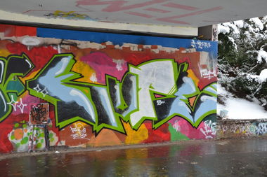 Graffiti Wall in Praque - Photo by ARTHOOLIGAN (2013)