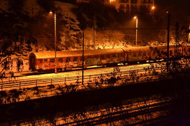 Graffiti Train in Bratislava - Photo by ARTHOOLIGAN