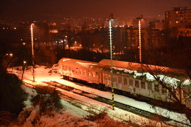 Graffiti Train in Bratislava - Photo by ARTHOOLIGAN