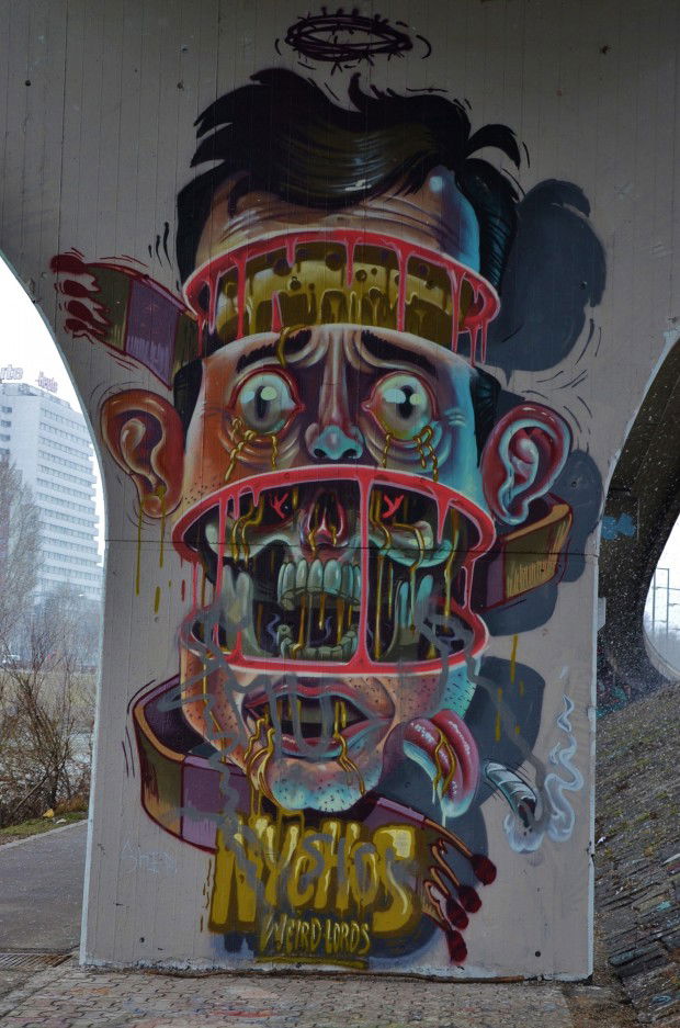 Graffiti Wall in Vienna - Photo by ARTHOOLIGAN (2012)