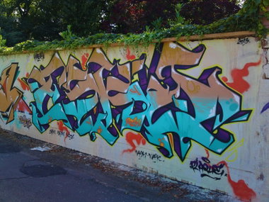 Graffiti Wall in Dresden - Photo by ARTHOOLIGAN - URBAN, SYNDROMES, 15 (2013)