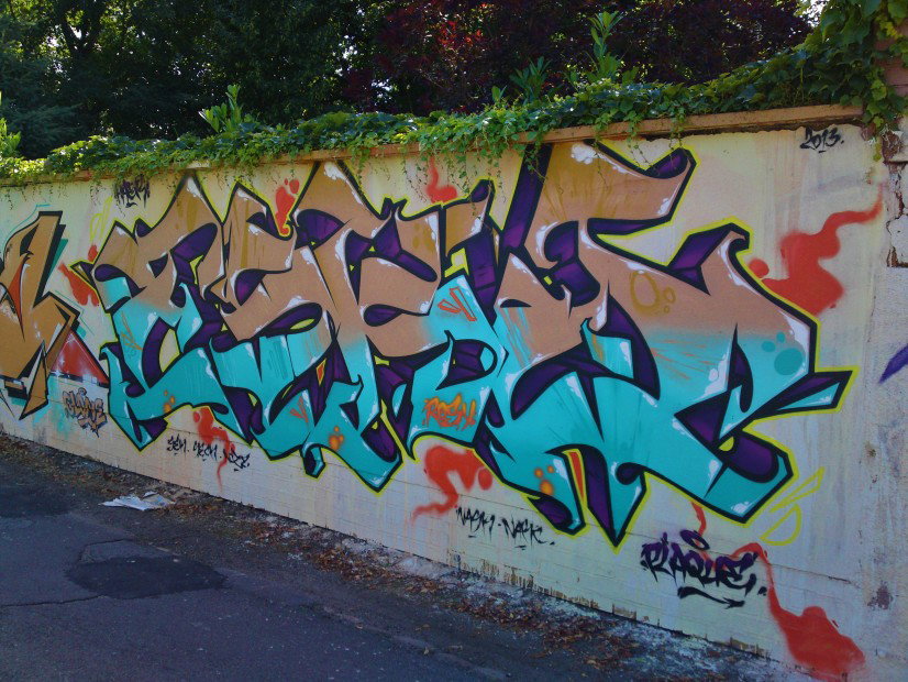 Graffiti Wall in Dresden - Photo by ARTHOOLIGAN - URBAN, SYNDROMES, 15 (2013)