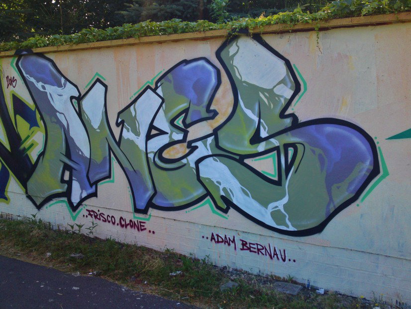 Graffiti Wall in Dresden - Photo by ARTHOOLIGAN - URBAN, SYNDROMES, 15 (2013)