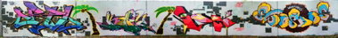 Graffiti Wall in Chemnitz - Photo by ARTHOOLIGAN - GRS, MIJA, UWAX (2013)