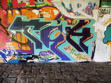 Graffiti Wall in Dresden - Photo by ARTHOOLIGAN (2013)