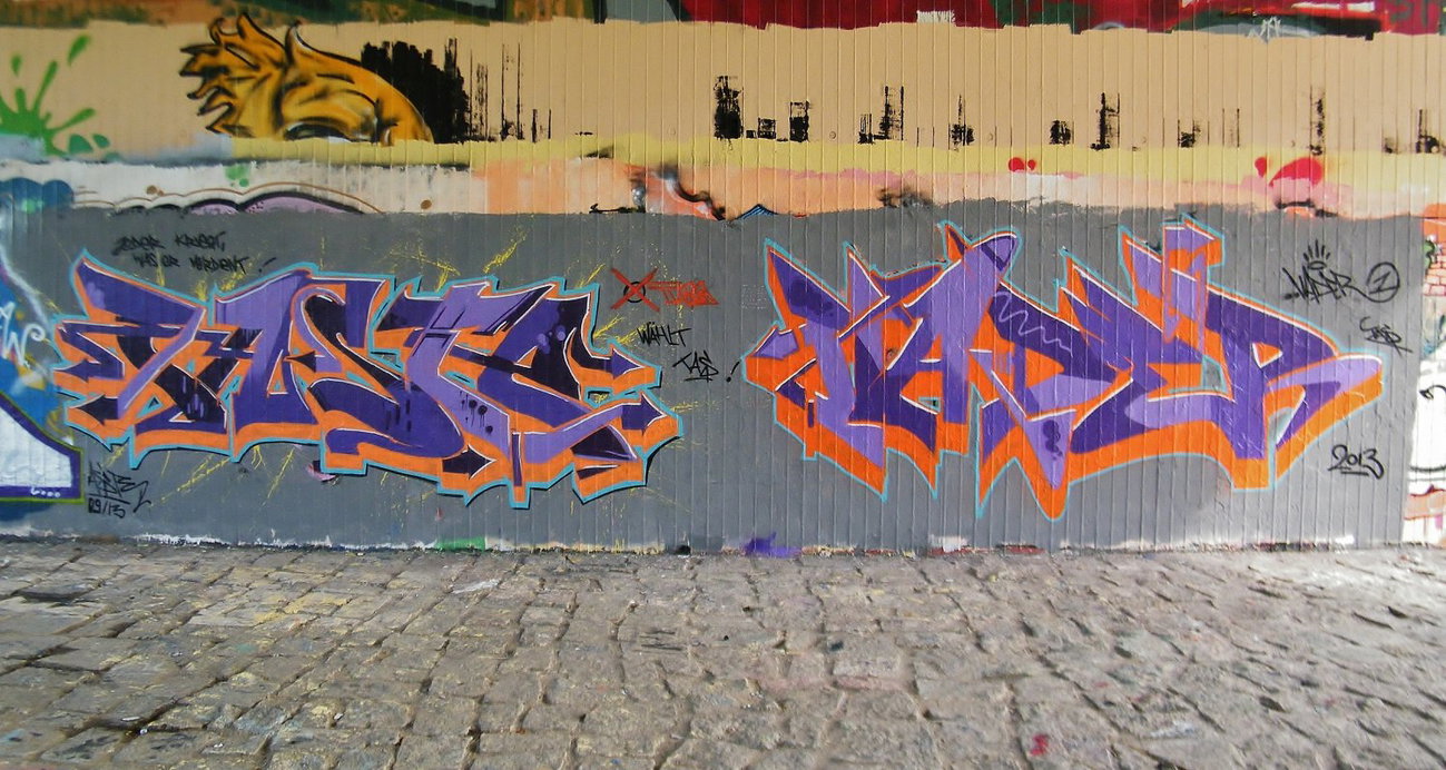 Graffiti Wall in Dresden - Photo by ARTHOOLIGAN (2013)