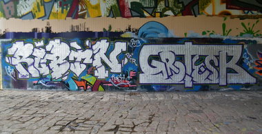 Graffiti Wall in Dresden - Photo by ARTHOOLIGAN (2013)