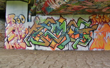 Graffiti Wall in Dresden - Photo by ARTHOOLIGAN (2013)