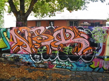 Graffiti Wall in Dresden - Photo by ARTHOOLIGAN (2013)