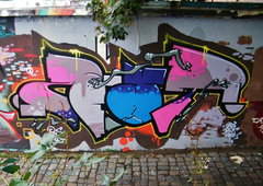 Graffiti Wall in Dresden - Photo by ARTHOOLIGAN - MNZ, CFF (2013)