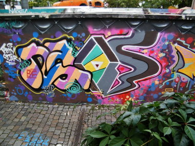 Graffiti Wall in Dresden - Photo by ARTHOOLIGAN - OSF, CFF (2013)