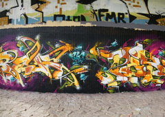 Graffiti Wall in Dresden - Photo by ARTHOOLIGAN - FMR (2013)