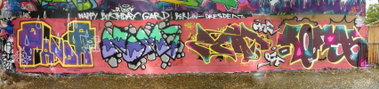 Graffiti Wall in Dresden - Photo by ARTHOOLIGAN - FDJ, MNZ, OSF (2013)