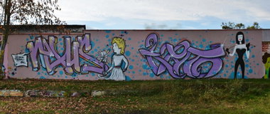 Graffiti Wall in Dessau - Photo by ARTHOOLIGAN (2013)
