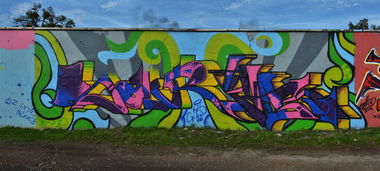 Graffiti Wall in Dessau-Roßlau - Photo by ARTHOOLIGAN - KOS (2013)