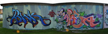 Graffiti Wall in Dessau-Roßlau - Photo by ARTHOOLIGAN - DWA, RUS, LBG (2013)