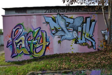 Graffiti Wall in Dessau-Roßlau - Photo by ARTHOOLIGAN (2013)