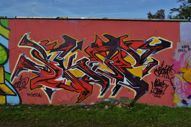 Graffiti Wall in Dessau-Roßlau - Photo by ARTHOOLIGAN (2013)