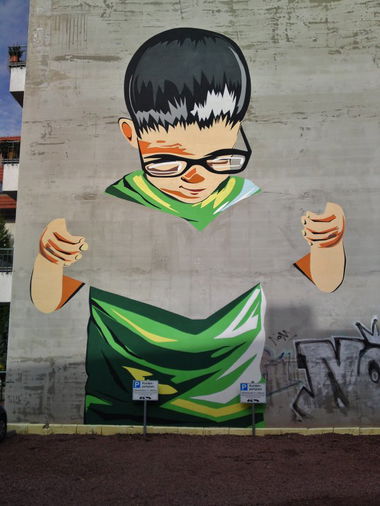 Graffiti Wall in Dessau-Roßlau - Photo by ARTHOOLIGAN (???)