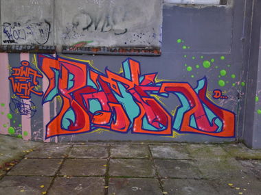 Graffiti Wall in Dessau-Roßlau - Photo by ARTHOOLIGAN - DWA, WAK (2013)