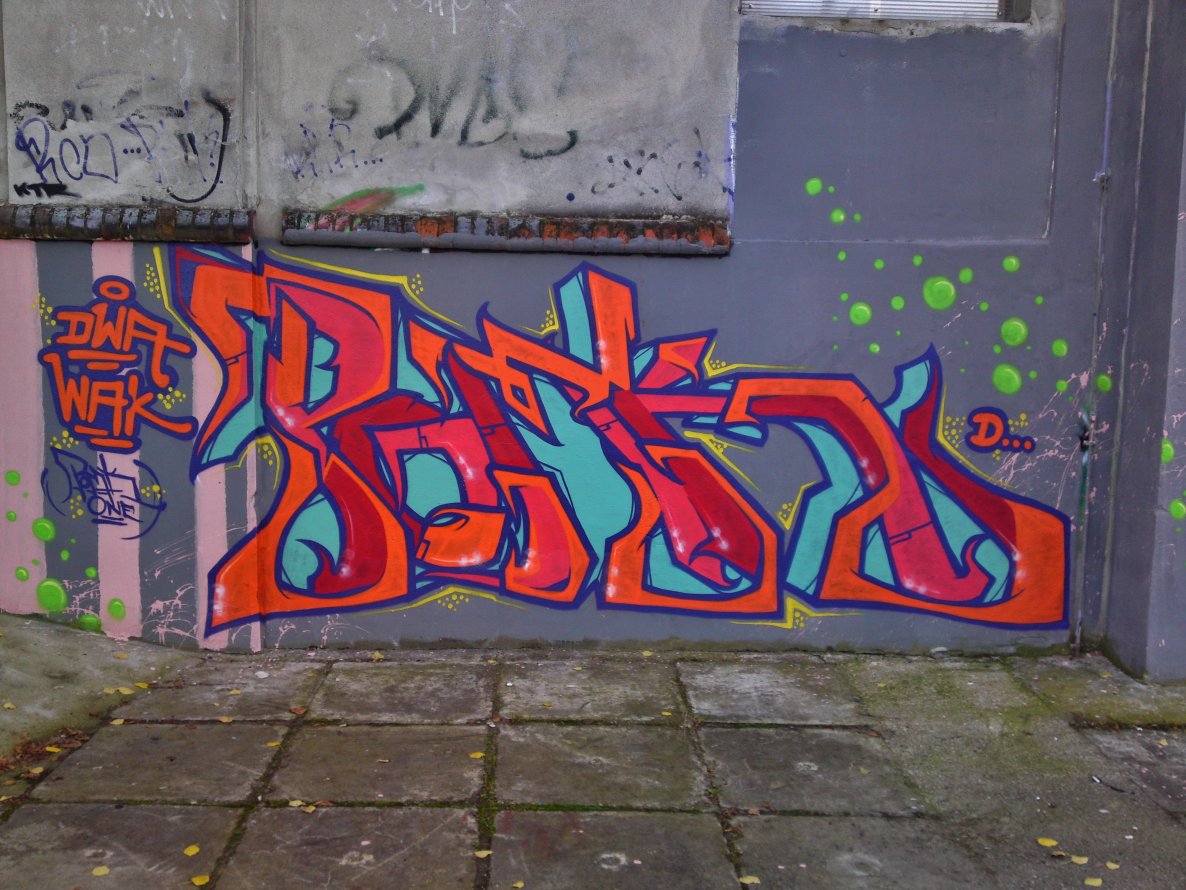 Graffiti Wall in Dessau-Roßlau - Photo by ARTHOOLIGAN - DWA, WAK (2013)