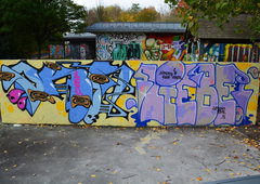 Graffiti Wall in Dresden - Photo by ARTHOOLIGAN - LEO (2013)