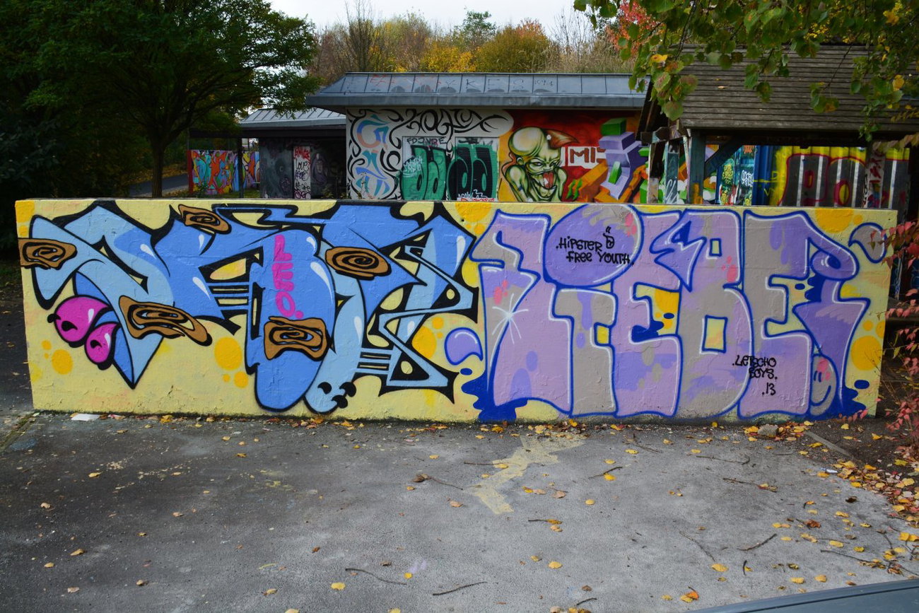 Graffiti Wall in Dresden - Photo by ARTHOOLIGAN - LEO (2013)