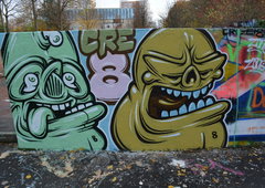 Graffiti Wall in Dresden - Photo by ARTHOOLIGAN (2013)