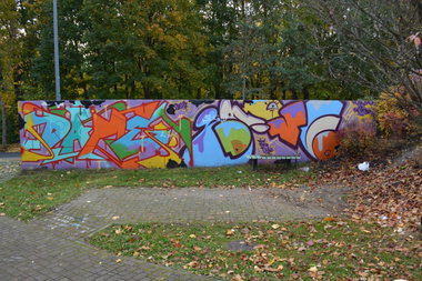 Graffiti Wall in Dresden - Photo by ARTHOOLIGAN - IM, CRB, WHO (2012)