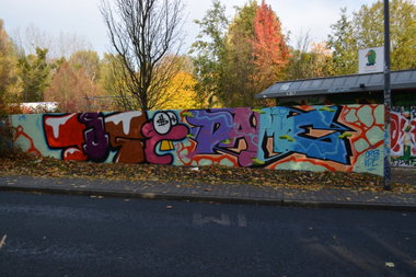 Graffiti Wall in Dresden - Photo by ARTHOOLIGAN - VDE, AIM, CRB (2013)