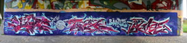 Graffiti Wall in Dresden - Photo by ARTHOOLIGAN - BANDITS, IAC, BSX (2013)