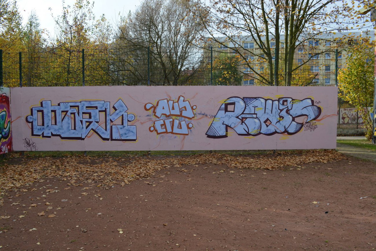 Graffiti Wall in Dresden - Photo by ARTHOOLIGAN - AUS (2013)