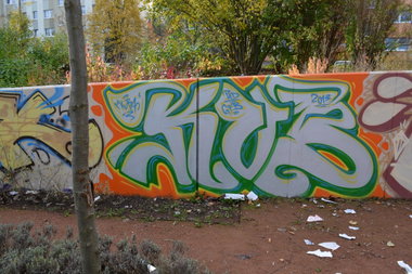 Graffiti Wall in Dresden - Photo by ARTHOOLIGAN - PAD, GFB (2013)